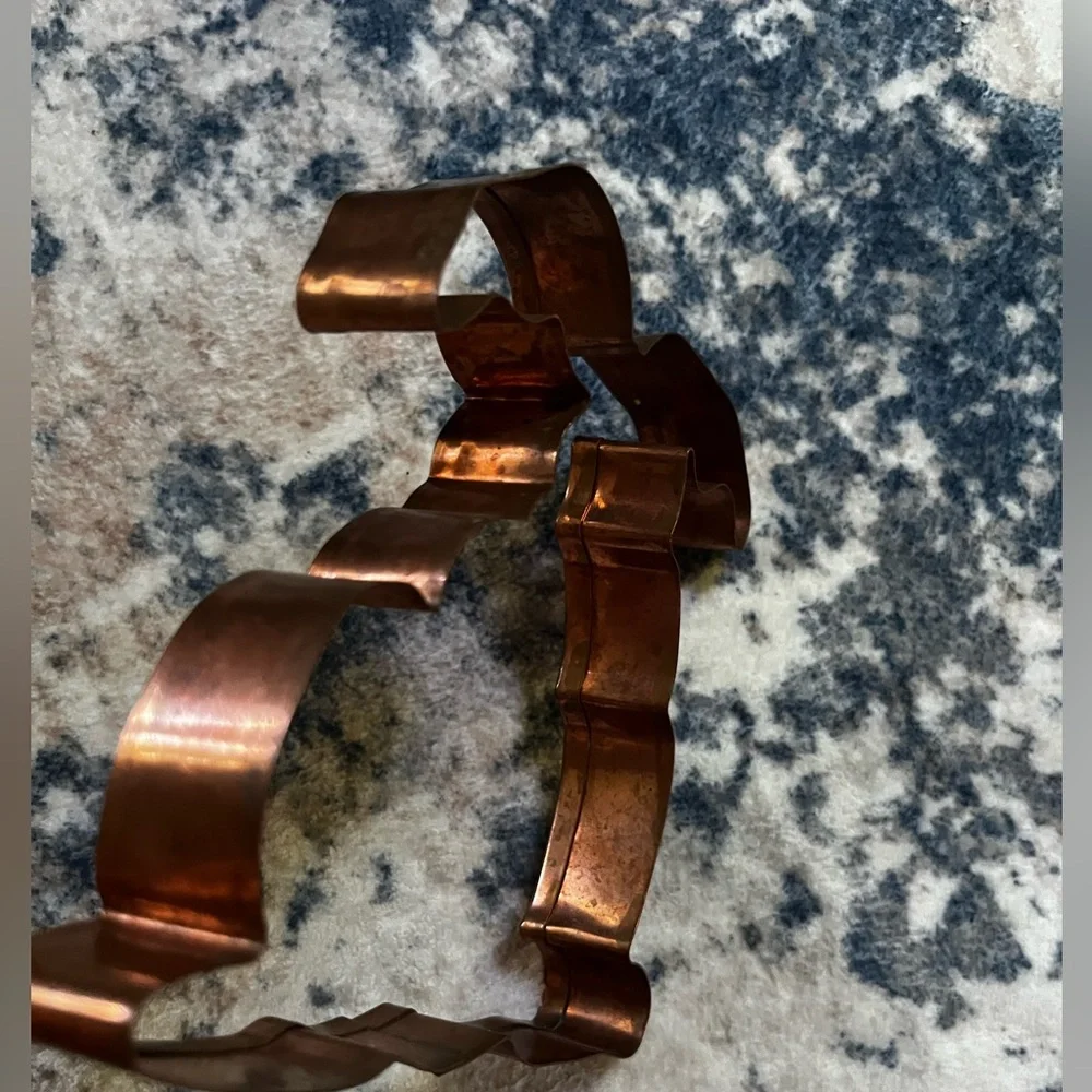 Copper Easter Bunny Cookie Cutter